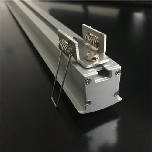 YANGMIN Free Shipping 2M/PCS Lamp Covers & Shades Recessed Strip Aluminum Channel With Diffuser,Wardrobe Closet Cabinet Embedded