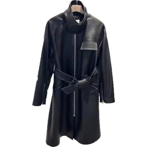 Spring Coat Long And Autumn Women New Arrival Genuine Leather Jacket 2021 Casual Style High Quality Real Sheepskin Outerwear