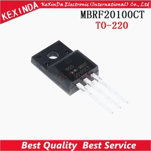 10pcs/lot MBRF20100CT MBRF20100 20100CT 20A 100V TO-220 new and original