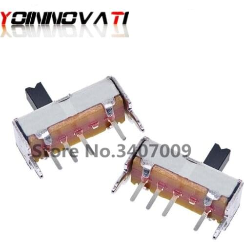100PCS SS13D07 SS13D07VG4 3 Position SPDT 6 Pin PCB Panel Mini Vertical Slide Switch