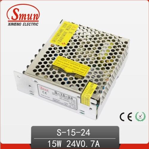 15W 24V 0.7A Single Output Switched Mode Power Supply With CE RoHS Approved
