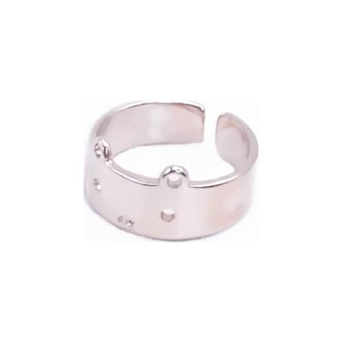 30PCS Lovely Dog Face Ring Lovely Expression Style Suitable for Women Trendy Animal Flat Ring