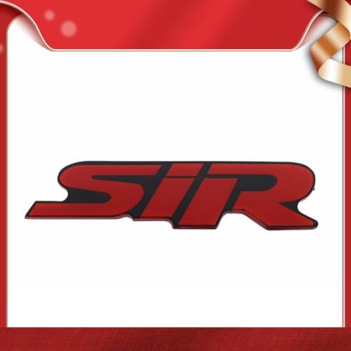 3D Premium SiR SI R for CIVIC CRX FIT ACCORD car Hood Fender trunk Rear Bonnet Nameplate Decal Emblem Badge Sticker