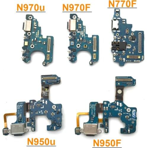 5Pcs, N970U N970F N950F N950U N960F N960U N9500 USB Charging Port Dock Connector Board Flex Cable For Samsung Note 8 9 10 Lite