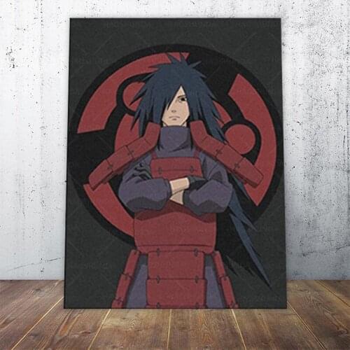 Madara uchiha akatsuki anime canvas painting decor wall art pictures bedroom study home living room decoration prints poster