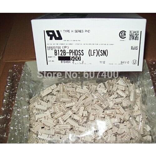 B12B-PHDSS (LF)(SN) CONN HEADER PHD TOP 12POS 2MM Connectors terminals housing B12B-PHDSS 100% new original parts