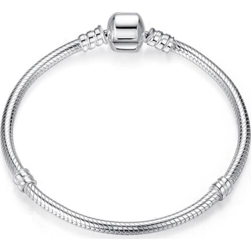 ZMZY Snake Chain Charm Bracelets for Women Men Jewelry Gift DIY Bracelet Dropshipping