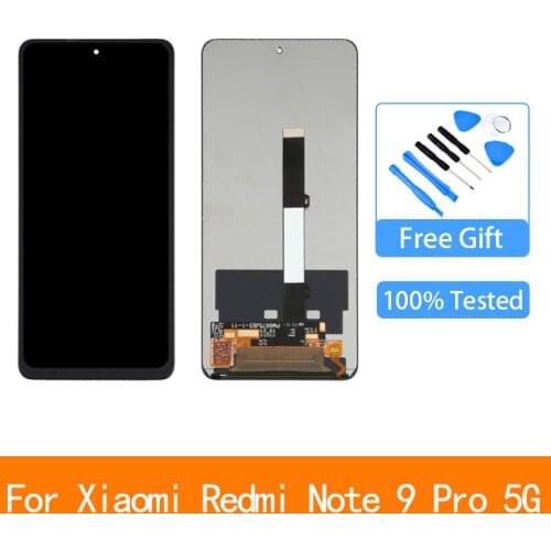 6.67'' Original for xiaomi redmi note 9 pro 5G LCD With Touch Screen Assembly for redmi note 9pro lcd Display M2007J17C LCD