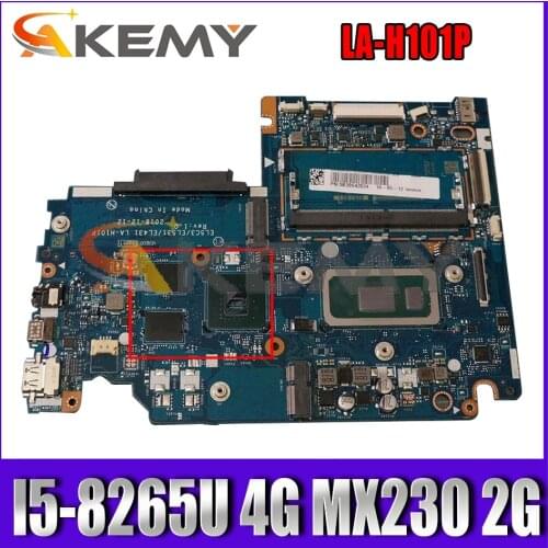 For Lenovo Flex-15iwl S340-14IWL S340-15IWL laptop motherboard LA-H101P with CPU I5-8265U RAM 4G GPU MX230 2G 100% test work