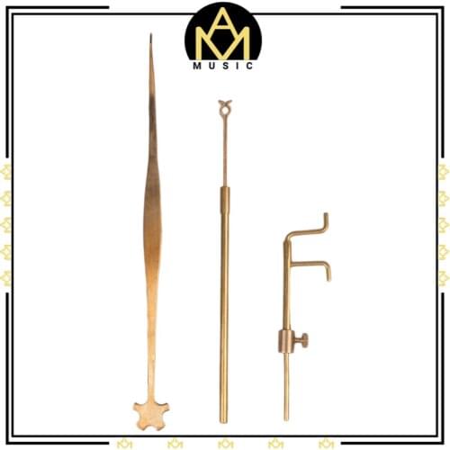 Brass Violin Luthier Tools Sound Post Gauge Measurer Retriever Clip Setter SET Violin Parts & Accessories