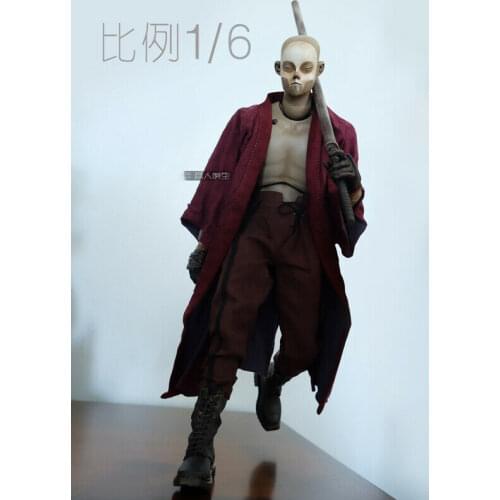 1/6th Red Coat Cloak Model for 12" Figure Doll Toy