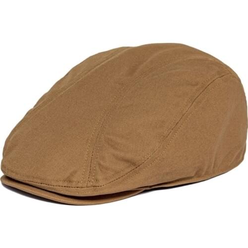 BOTVELA Mens Newsboy Flat Cap 100% Cotton Gatsby Ivy Golf Cabbies Hat 820