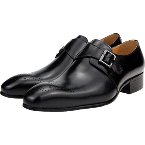 Mens Formal Lzapatos Social Masculino Male Man Leather Wedding Dress Oxford for Office Brogue Casual Business Pointed Black Shoe