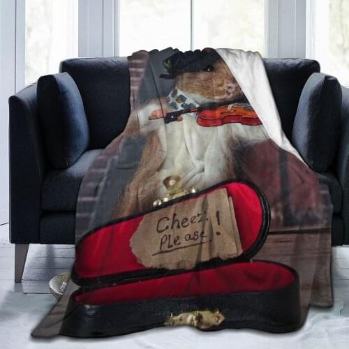 Animal musician cello soft flannel childrens sheet sofa bedding Blanket Baby Bag and Duvet Cover