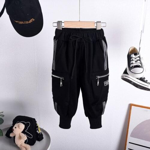 Baby Boys Autumn Casual Pants 2021 New Fashion Korean Toddler Trousers Baby Handsome Trousers Kids Boys Casual Sport Pants 2-7Y