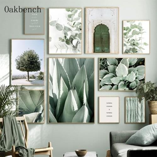 Green Orchid Aloe Poster Monstera Plant Art Canvas Painting Nordic Posters And Prints Wall Pictures Living Room Home Decoration