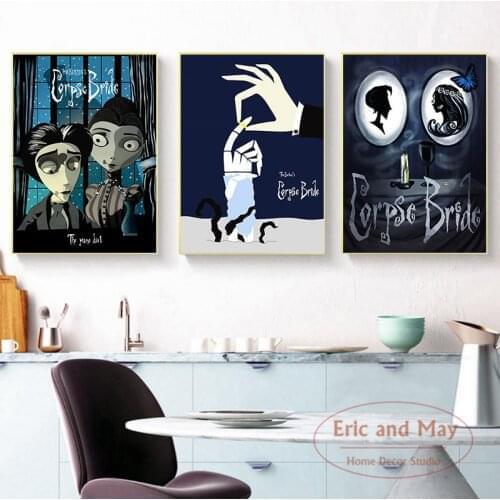 Corpse Bride Posters and Prints Wall art Decorative Picture Canvas Painting For Living Room Home