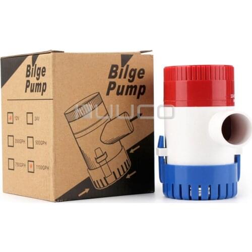 Pump DC 12V 3A 1100GPH Submersible Pump/Micro Pump for Spas/Bilges/Pools/ Boat Hulls/Bait Tanks/Fish Ponds etc