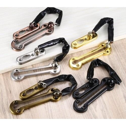 Anti-theft Stainless Steel Hotel Door Chain Latch Safety Guard Security Lock
