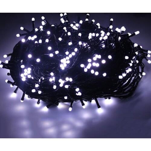 Thrisdar 100M 500LEDS Black Wire Christmas LED String Lights Holiday Wedding Party Fairy Light Garland String