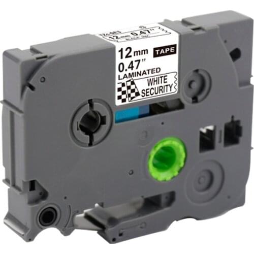 Security tape laminated Tze-se3 Tze-SE2 Tze-SE4 Tze-SE5 Tze-SE6 Label Tape Compatible Brother P-touch Printers PT-E500W PT-E100B