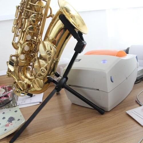 Tenor Saxophone Folding Rack Support Holder Saxophone bracket Full Folding Portable Saxophone Bracket Holder Stand Trumpet
