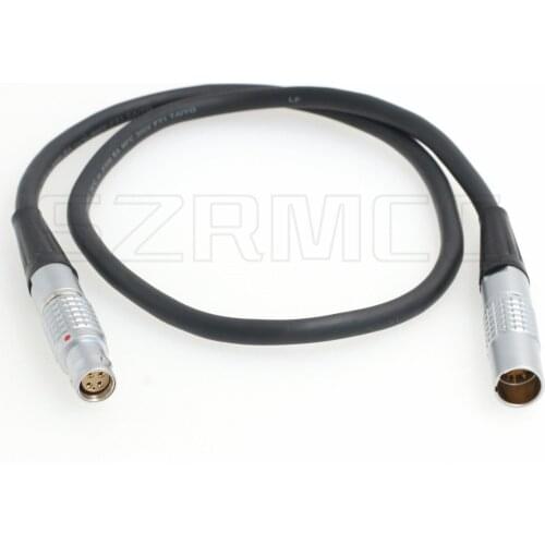 1B 6 Pin Male to 6 Pin Female Extension Power Cable RED Scarlet Epic DSMC2 Camera