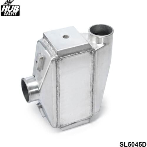 Universal Aluminum 12"x12"X4.5" Bar&Plate Racing Front Mount Water-To-Air Turbo Intercooler HU-SL5045D
