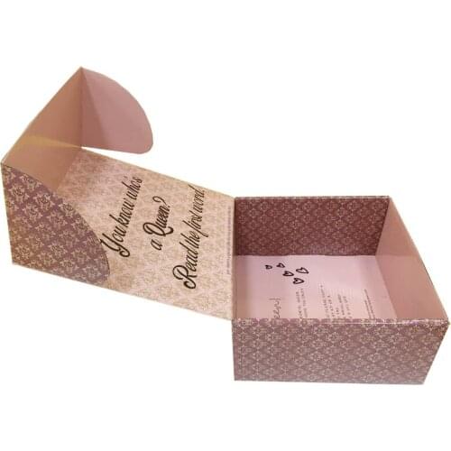 Luxury custom shoes clothing product packaging colored gift corrugated mailer shipping mailing cardboard paper box