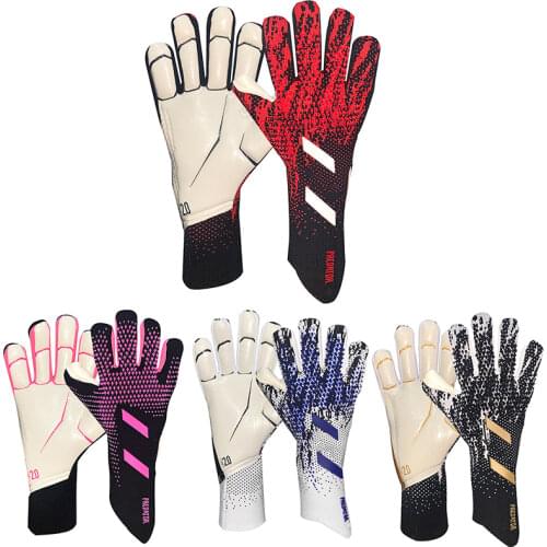 Professional adult goalkeeper gloves football gloves goalkeeper gloves finger protection Ganz gloves thickened latex Size8|9|10
