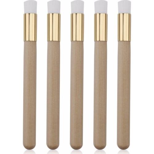 5pcs/pack makeup brushes Deep Cleaning Blackhead Nose Make Up Brush Cleaning Brushes Wooden Handle Makeup pinceaux maquillagem