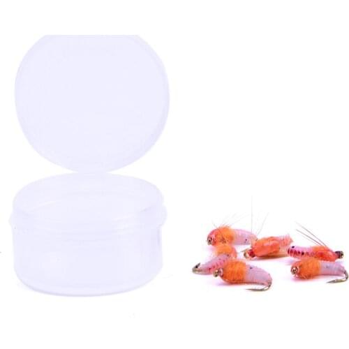 6Pcs/box Fishing Lure With One Box Realistic Nymph Scud Fly For Trout Fishing Artificial Bait Insect Lure