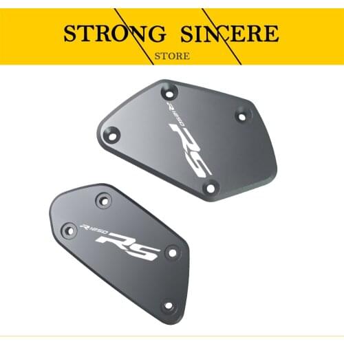 FOR BMW R1250RS R1250 RS R 1250RS 2019 CNC Aluminum Motorcycle Brake Fluid Fuel Reservoir Tank Cover Cap