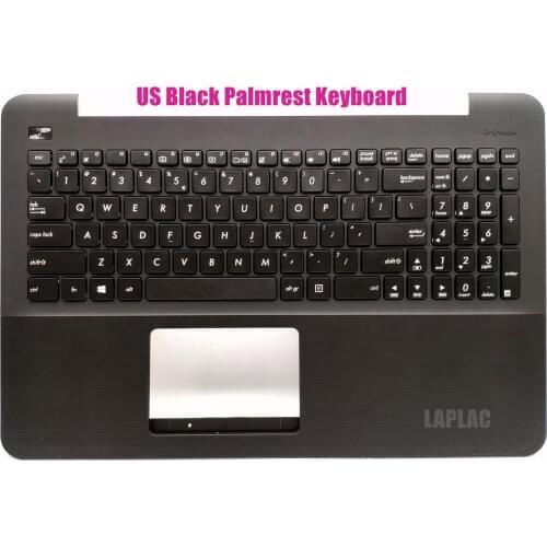 US Black Palmrest keyboard for Asus X555LA X555LB X555LD X555LP X555U X555Y