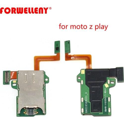 For Motorola Moto Z Play Droid XT1635 Micro Sim Card Holder Slot Tray Replacement Adapters XT1635-01 XT1635-02