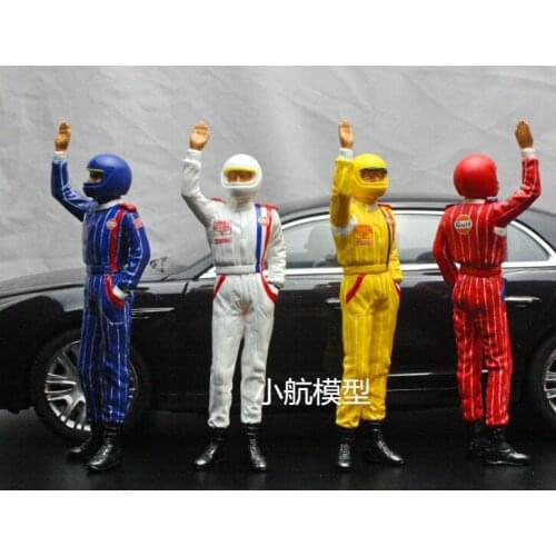 Pvc figure 1:18 Doll Racer scene decoration one pcs
