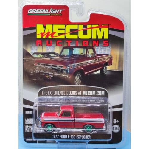 GreenLight 1:64 1977 FORD F-100 EXPLORER Diecast Collection of Die-casting Simulation Alloy Model Children Toys