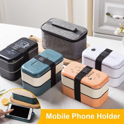 Lunch Box Eco Friendly Food Container Bento Microwave Heated Lunch Box For Kids Health Food Box Lunchbox Meal Prep Containers