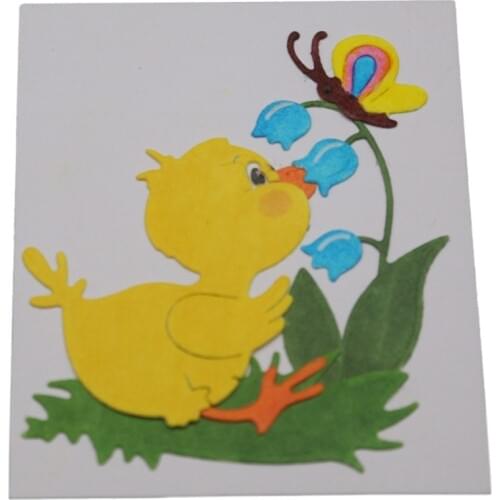Metal Cutting Dies little yellow duck For DIY Scrapbooking Embossing Paper Wedding Cards Photo Album Craft stamp and dies cuts