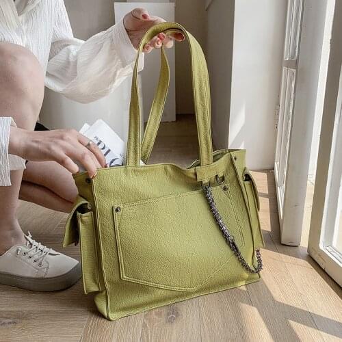 Fashion Shoulder Shopping Bag Retro Tote Women Totes Female designer Leather Beach simpl large cheap handbags 2021 womens brand