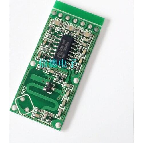 2PCS RCWL-0516 Microwave Radar Sensor Switch Module Human Body Sensor Module Smart Sensor Detector