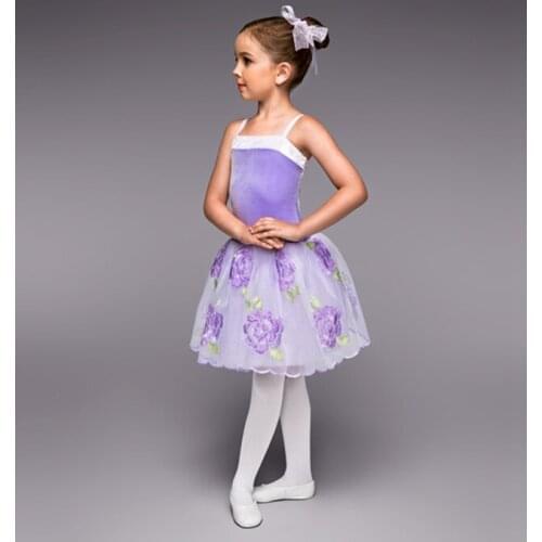 2018 New Tutus Sequined Skirt Girls Ballet Dance Dress Female Clothes and New Costumes Classical Ballet Tutu Leotard B-2419