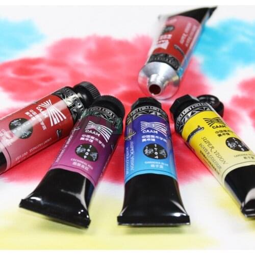 Super Vision 15ml Natural Plant Extract Animal Extract Watercolor Tube Transparent Professional Water Color Paint For Painting