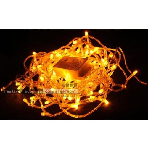 Led string of lights holiday lights 100 meters lantern lamp flasher lamp decoration christmas lights lamp