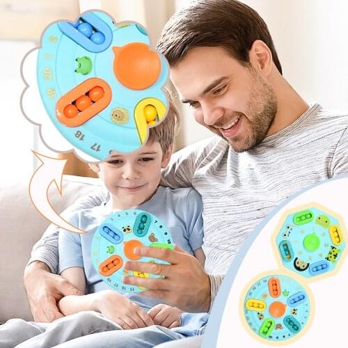Stretchy Strings Anti Stress For Kids Fidget Roller Rotating Magic-bean Fingertip Stress Relief Intelligence Educational Toys