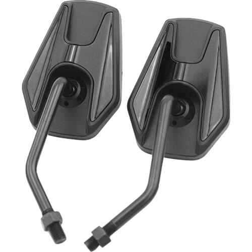 Universal Motorcycle Rearview Mirrors 8mm 10mm Motorbike E-Bike Scooter Side Mirrors Accessories