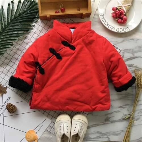 Tonytaobaby Winter New Style Boys and Girls Celebrate The New Year Toddler Girl Winter Clothes