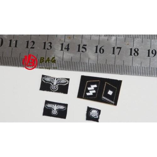 1/6 of the Action Figures model DID 3R DML WWII the German army wehrmacht SS Epaulet Collar Badge