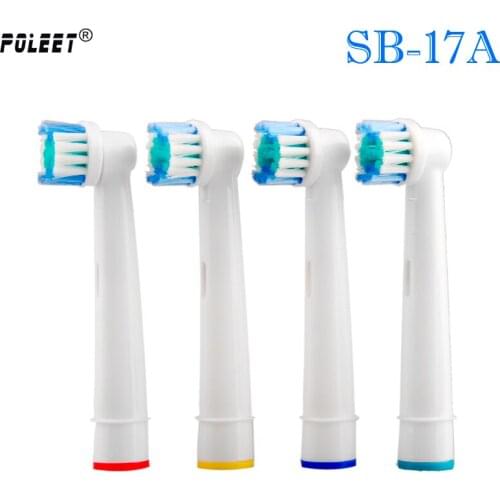 DHL 1600PCS SB-17A EB17 SB17A Electric Toothbrush Heads Replacement For Oral-B1 ToothBrush Heads Hygiene Care Soft Bristles