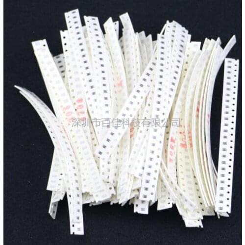 2000pcs 80 kinds specifications × 25Pcs 5% 0805(10R-910k) SMD Patch Resistor Pack Kit